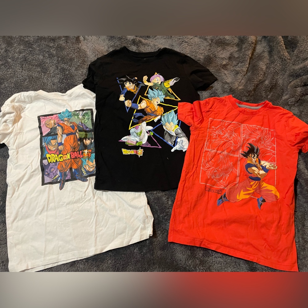 Boys dragon ball z shirts